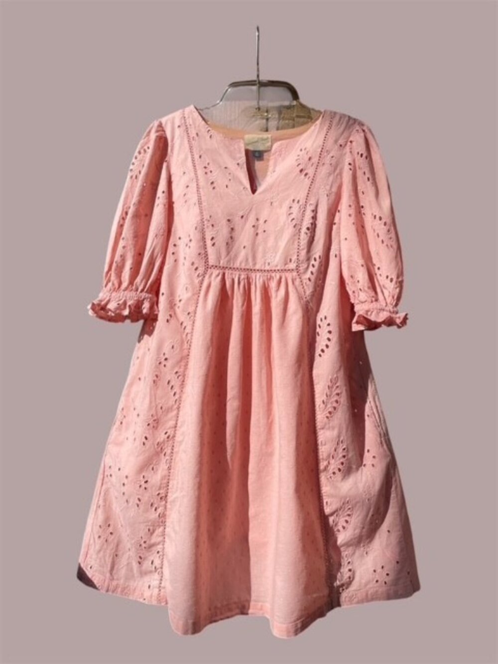 Universal Thread Women Dress Puff Short Sleeve